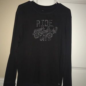 Long sleeve Life is good shirt